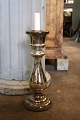 K&Co. presents: Large antique French mouth-blown 19th century candlestick in Mercury Glass.H: 33,5cm...