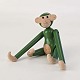 Kay Bojesen figurGrøn abe9,5-12 cm