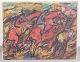 Holger Dall (1903–1986), oliemaleri på lærred, listet ...