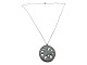 Royal Copenhagen ceramics & A. Dragsted sterling silverPendant with necklace