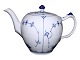 Blue Fluted PlainTeapot