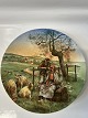 Villeroy & Boch, Platte hyrde/mand og kvinde med får. Ø. ...