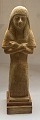 Plaster figure of an Egyptian shabti