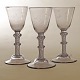 Sæt på tre Nøstetangen Chrystal Desert glas ca. år 1750 ...