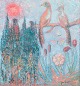 John Forsell, olie på lærred, listet svensk kunstner.