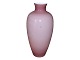 Murano Venini kunstglasSTOR rosa gulvvase 63 cm.