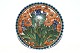 Aluminia Blomster plate, Gyldenlak