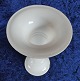 Holmegaard glaskunst. Vase/lysestage i mælkehvidt glas 18,5cm.