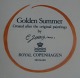 Golden Summer Royal Copenhagen dänisch Fayence Geschirr, Esstellern 26,5cm