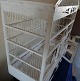 Large birdcage in white painted metal from the first half of the 1900s in good condition. 60x63x29cm