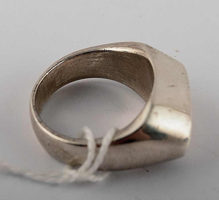 Henning Koppel for Georg Jensen ring of sterling silver. 