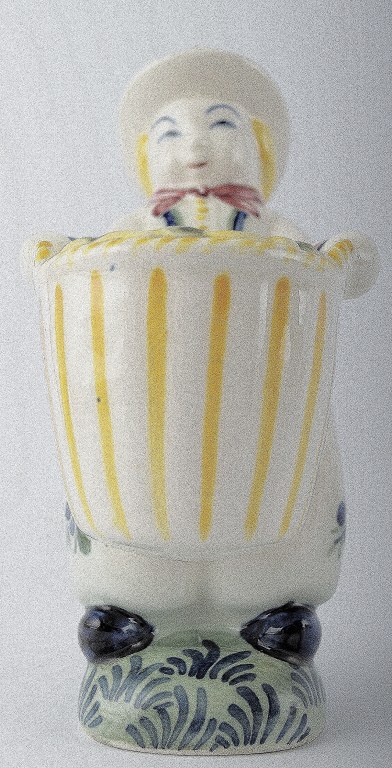 Aluminia børnehjælpsfigur fætter Amager.