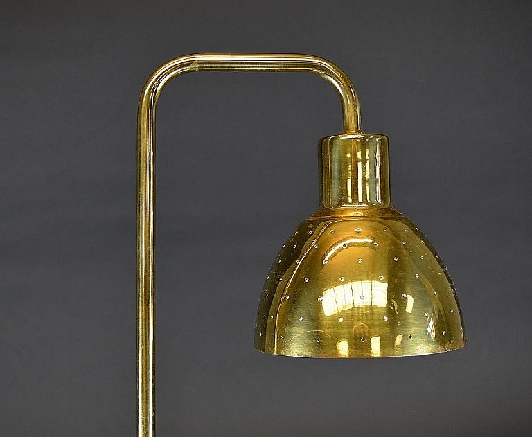 "Flora Light", Hans Agne Jakobsson table lamp in brass.