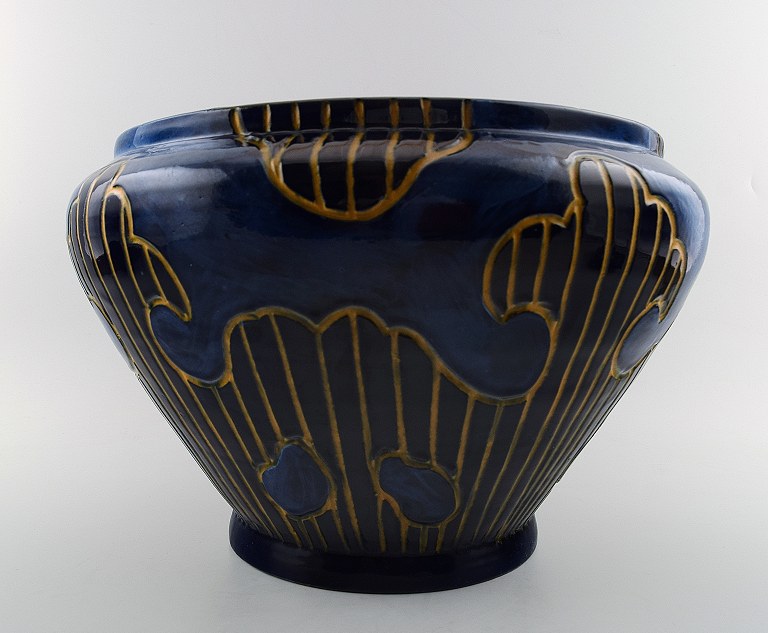 Stor dansk keramik krukke, antageligt Kingo.