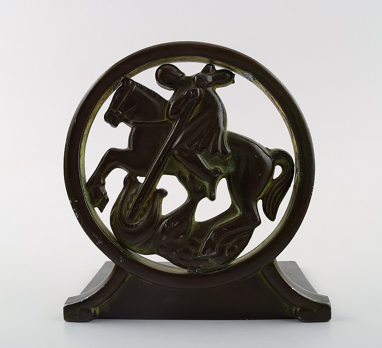 Just Andersen Art deco bogstøtte. 