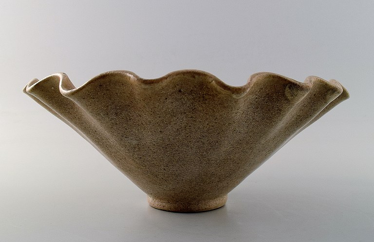 Arne Bang. Ceramics, large bowl.