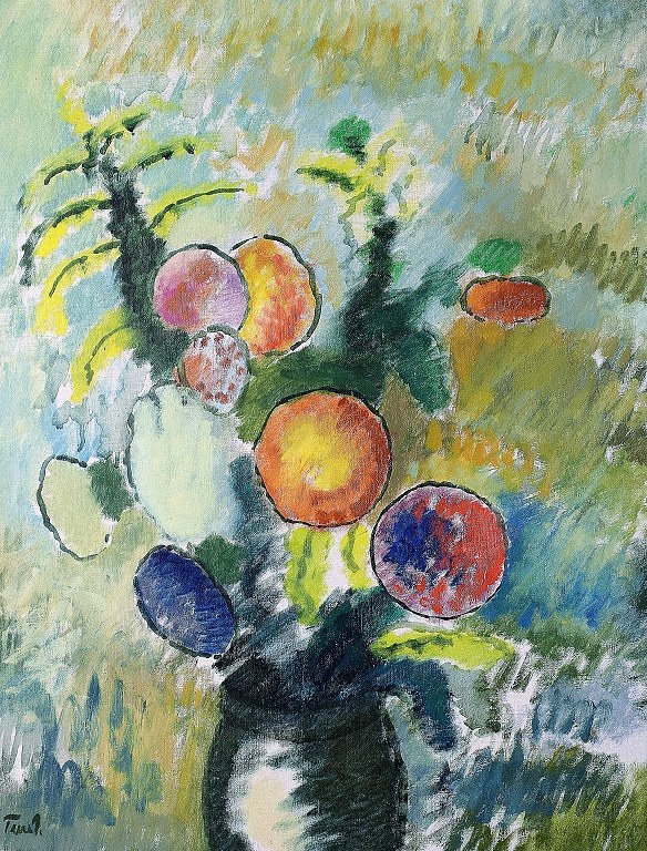 Still Life, oil on canvas.