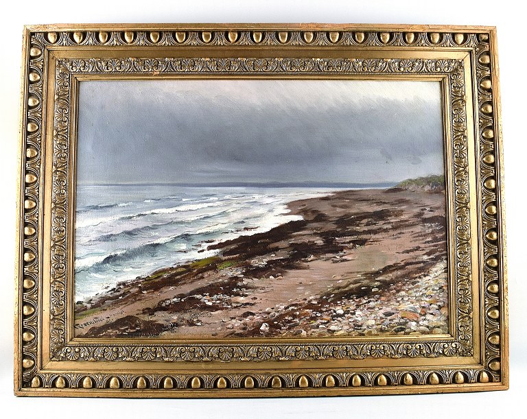 William Jacob ROSENSTAND (1838-1915) Hornbak beach, Denmark.