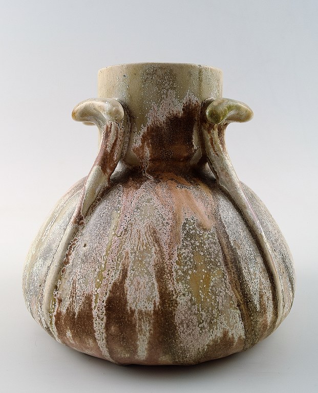 Charles GREBER (1853-1935) fransk keramik vase.