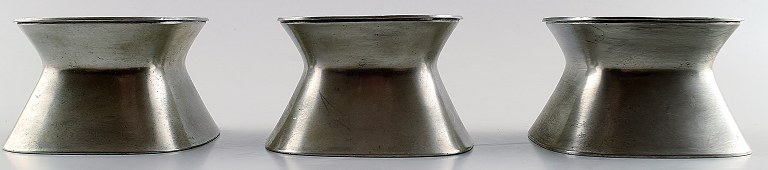 Just Andersen art deco 3 tin lysestager, nummer 2621. 