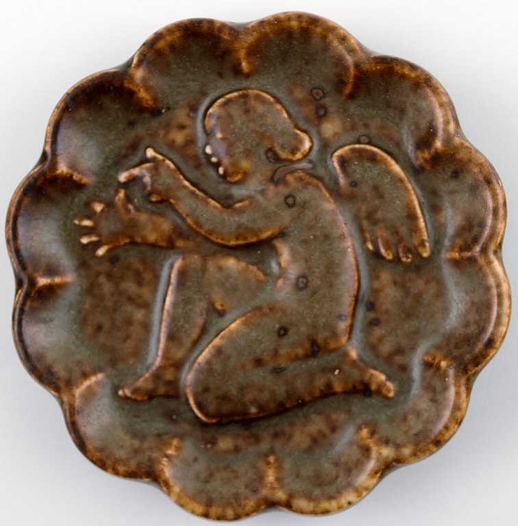 Saxbo, Jens Jacob Bregnø keramik fad.