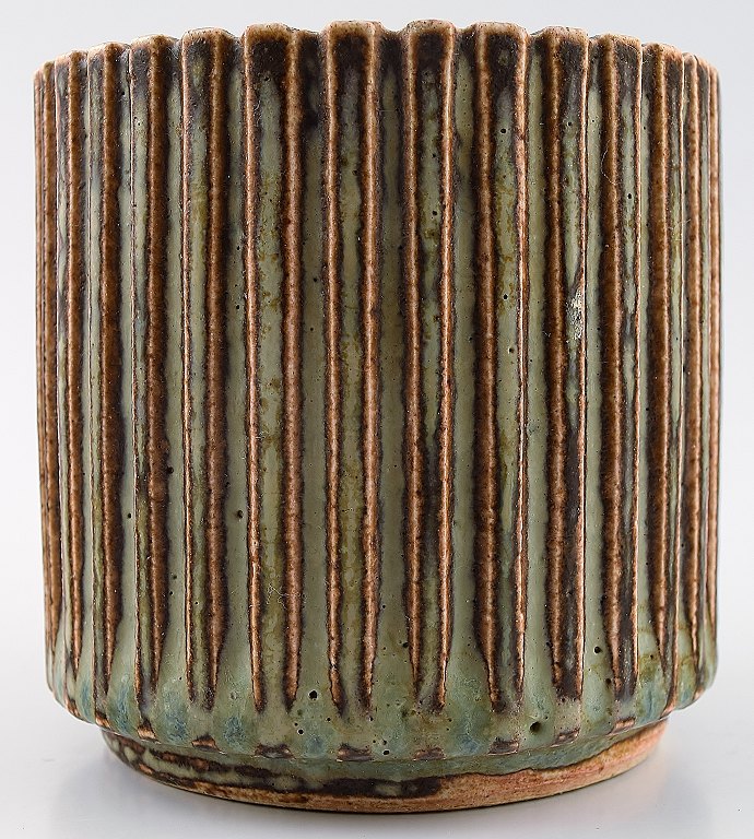 Arne Bang. Pottery Vase.