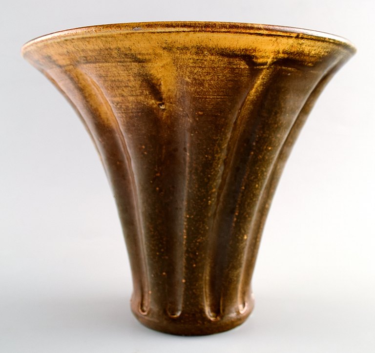 Kähler, HAK, Svend Hammershoi, glazed stoneware vase.