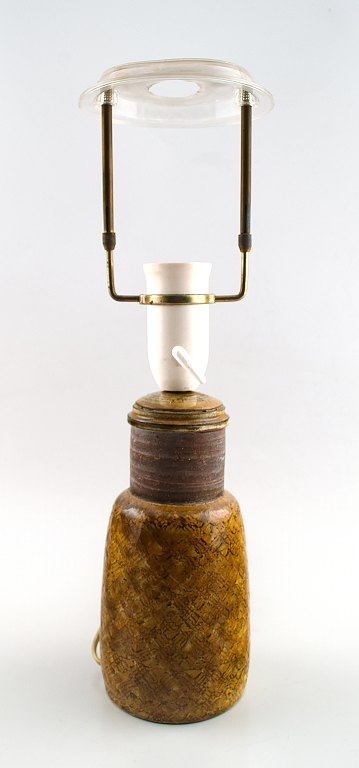 Kähler, HAK, glazed stoneware table lamp, 1960s.Designed by Nils Kähler.