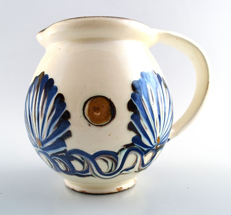 Kähler, Denmark, glazed stoneware pitcher. 1930s.