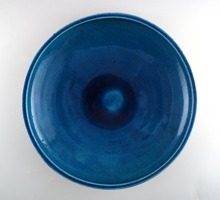Kähler, HAK, glazed large stoneware bowl, 1960s.Designed by Nils Kähler.
