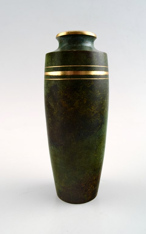 Bronze Vase, Art Deco, Danish design 1940s.