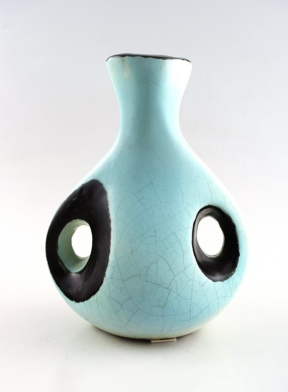 Hans Hedberg (1917-2007) svensk keramiker.Unika keramik vase.