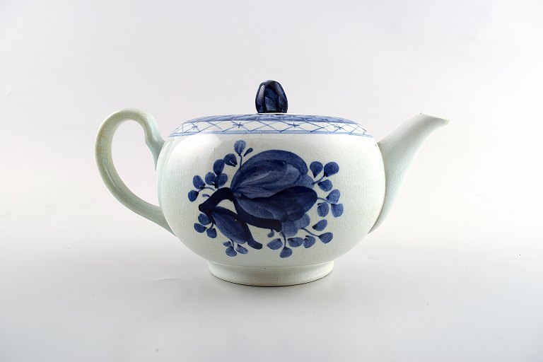 Royal Copenhagen Tranquebar, rare small teapot.