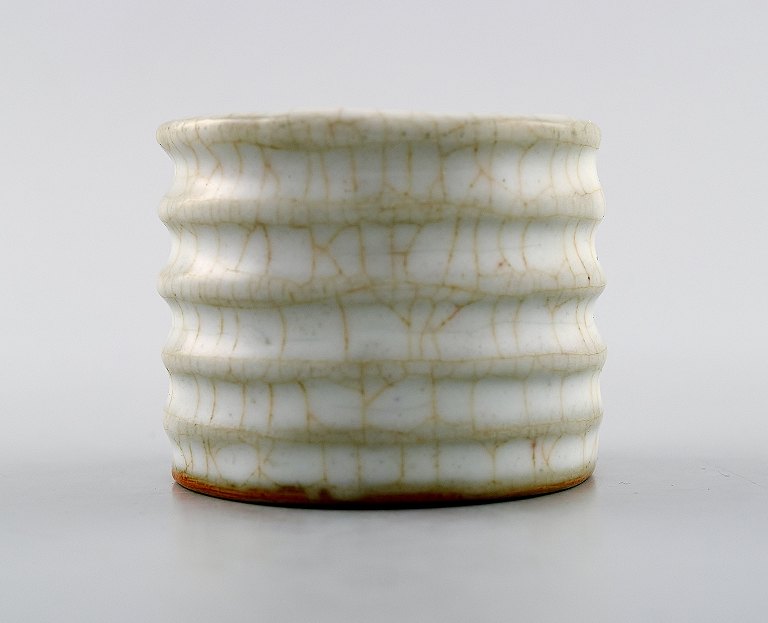 Unika stentøjsvase af Axel Salto, eget værksted 1933. 