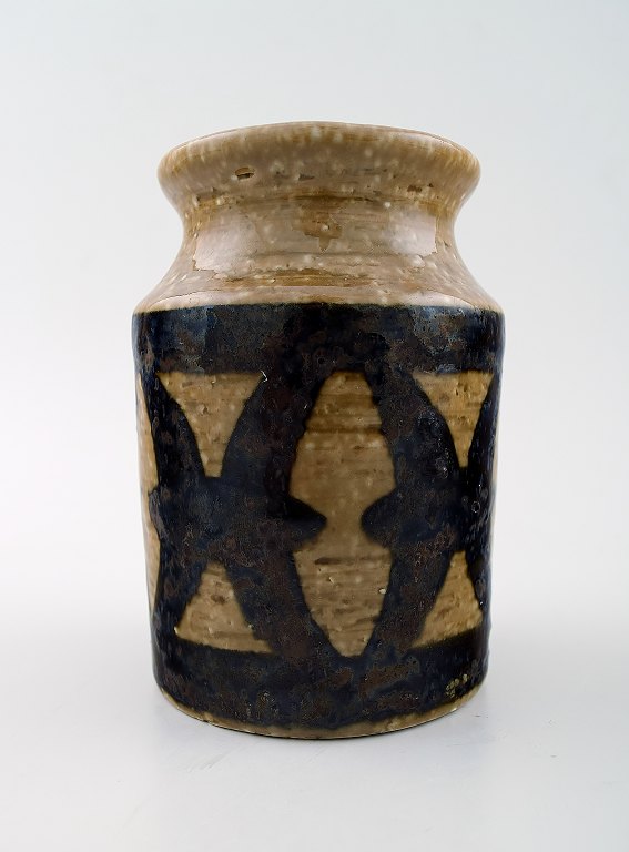 HERTHA BENGTSSON for Rörstrand Atelje stoneware vase.