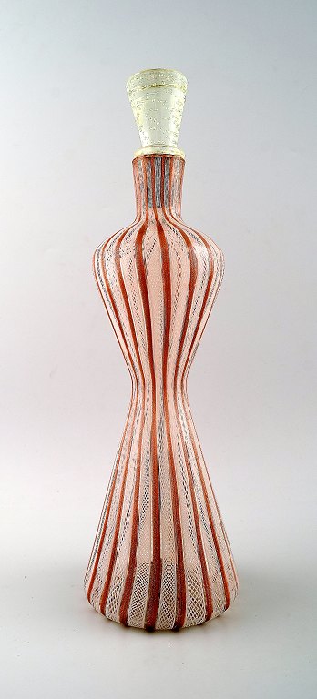 Murano decanter / large bottle, Italy 1960 s.
