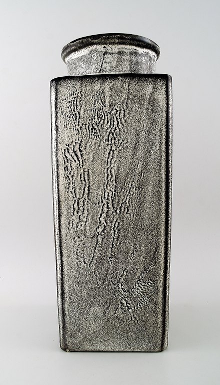 Kähler, HAK, glaseret stor stentøjvase. Nils Kähler. 1960´erne.