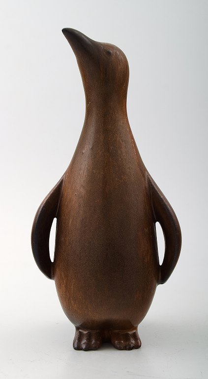 Rörstrand stoneware figure by Gunnar Nylund, Penguin.