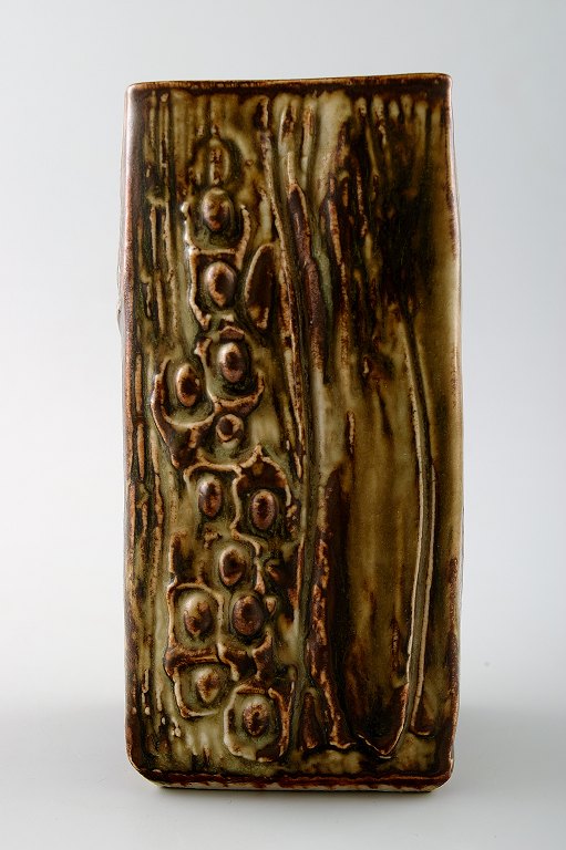 Royal Copenhagen stentøjsvase af Jørgen Mogensen. 1970´erne.