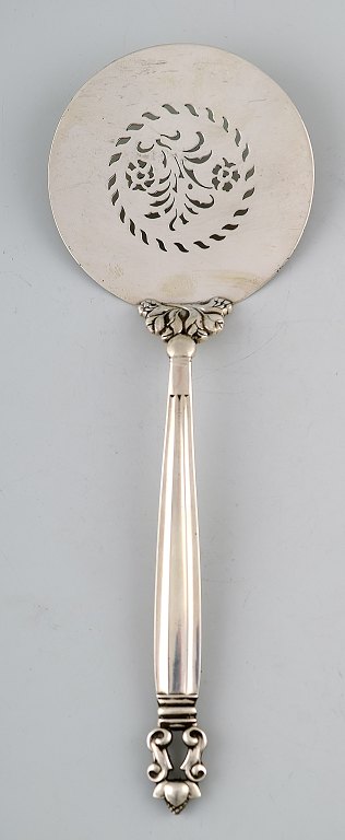Georg Jensen "KONGE" rund serveringsspade.Designer: Johan Rohde.
