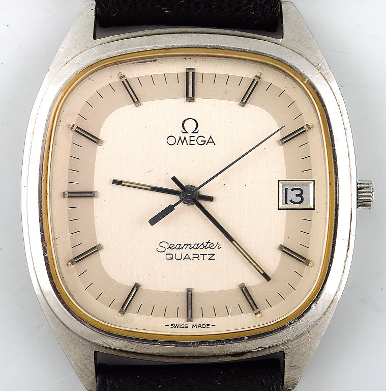 Omega Seamaster cal. 1332, vintage herre-armbåndsur, 1970´erne.