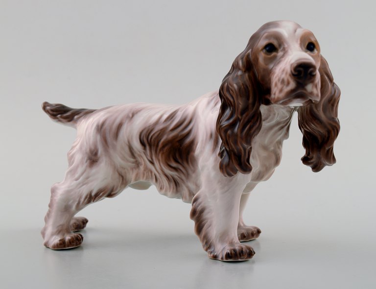 Dahl Jensen 1145 Cocker Spaniel (DJ) porcelænsfigur.