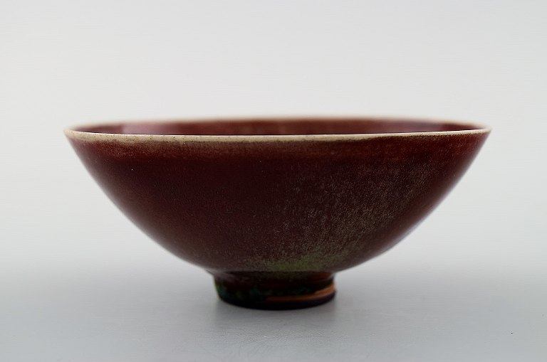 Berndt Friberg Studio ceramic bowl. Modern Swedish design.Unique, handmade.