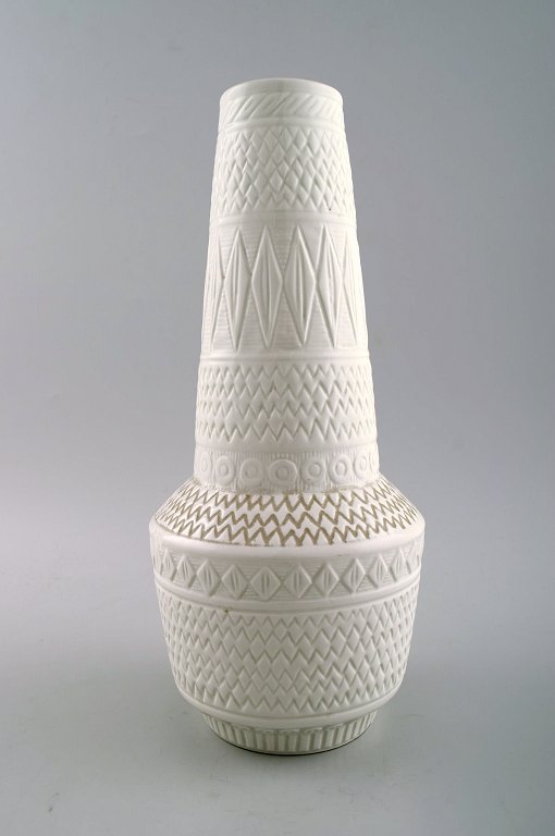 Large Rörstrand Scherzo Stoneware Vase by Gunnar Nylund.