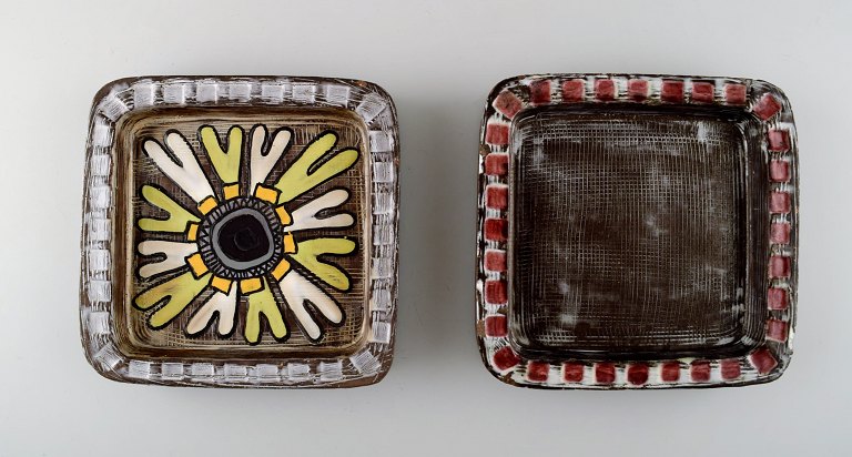 Upsala Ekeby keramik, to fade i moderne design. retro 60´erne.