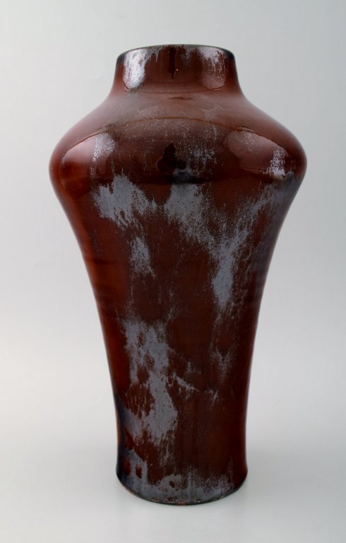 Stor og imponerende Kähler, lustre glasur keramik vase, Karl Hansen Reistrup. Drejet af Herman Hans Christian Kähler.