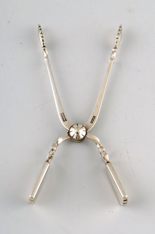 Bernadotte silver cutlery Georg Jensen Sugar tongs.