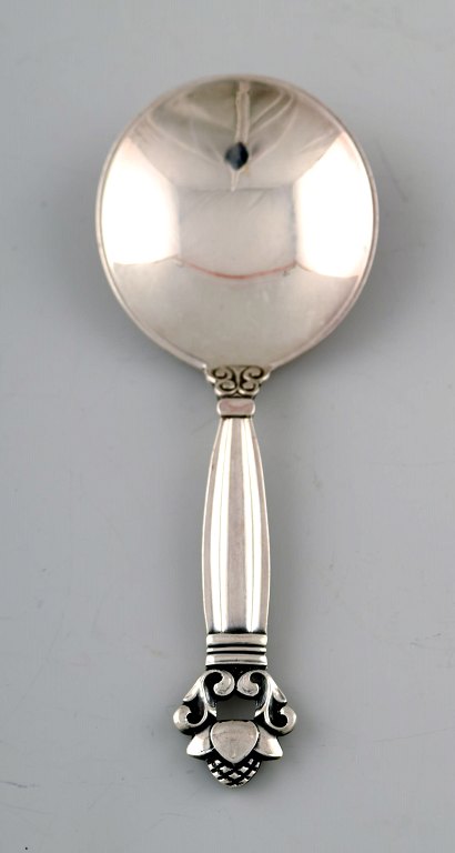 Georg Jensen "ACORN" compote spoon.Designer: Johan Rohde.