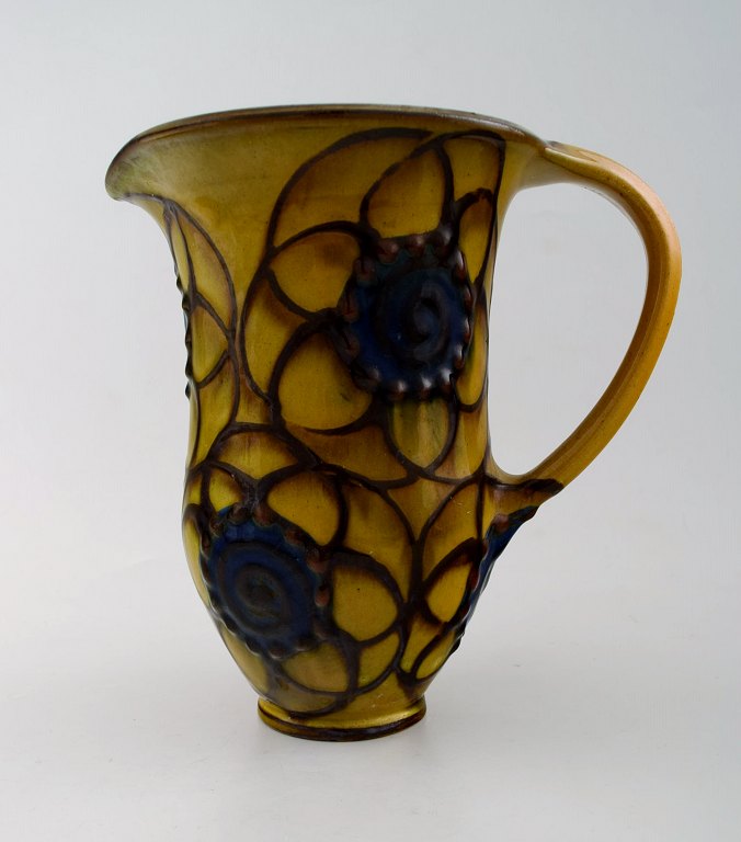 Kähler, Denmark, glazed stoneware Jug with handle.