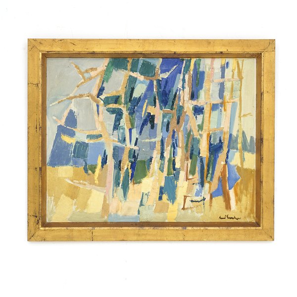Svend Saabye, 1913-2004, oil on canvas. Signed. Visible size: 53x68cm. With frame: 66x81cm